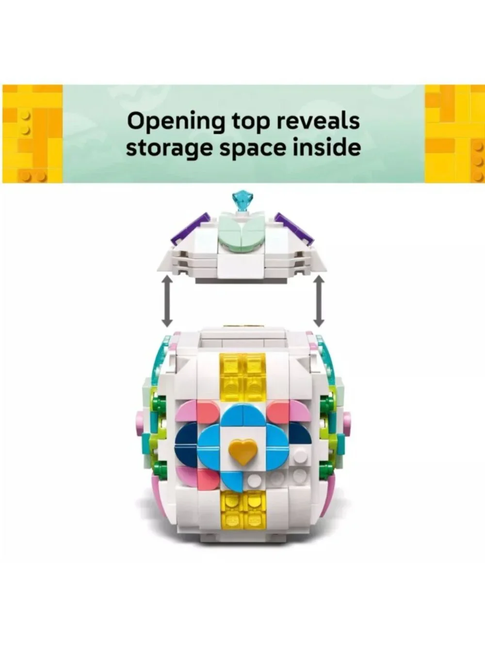 LEGO 40816 Decorative Easter Egg Building Toy Spring Ages 9+ 386 Pcs Creative